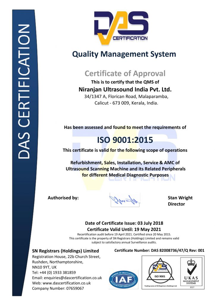 Iso Certificate 9001:2015